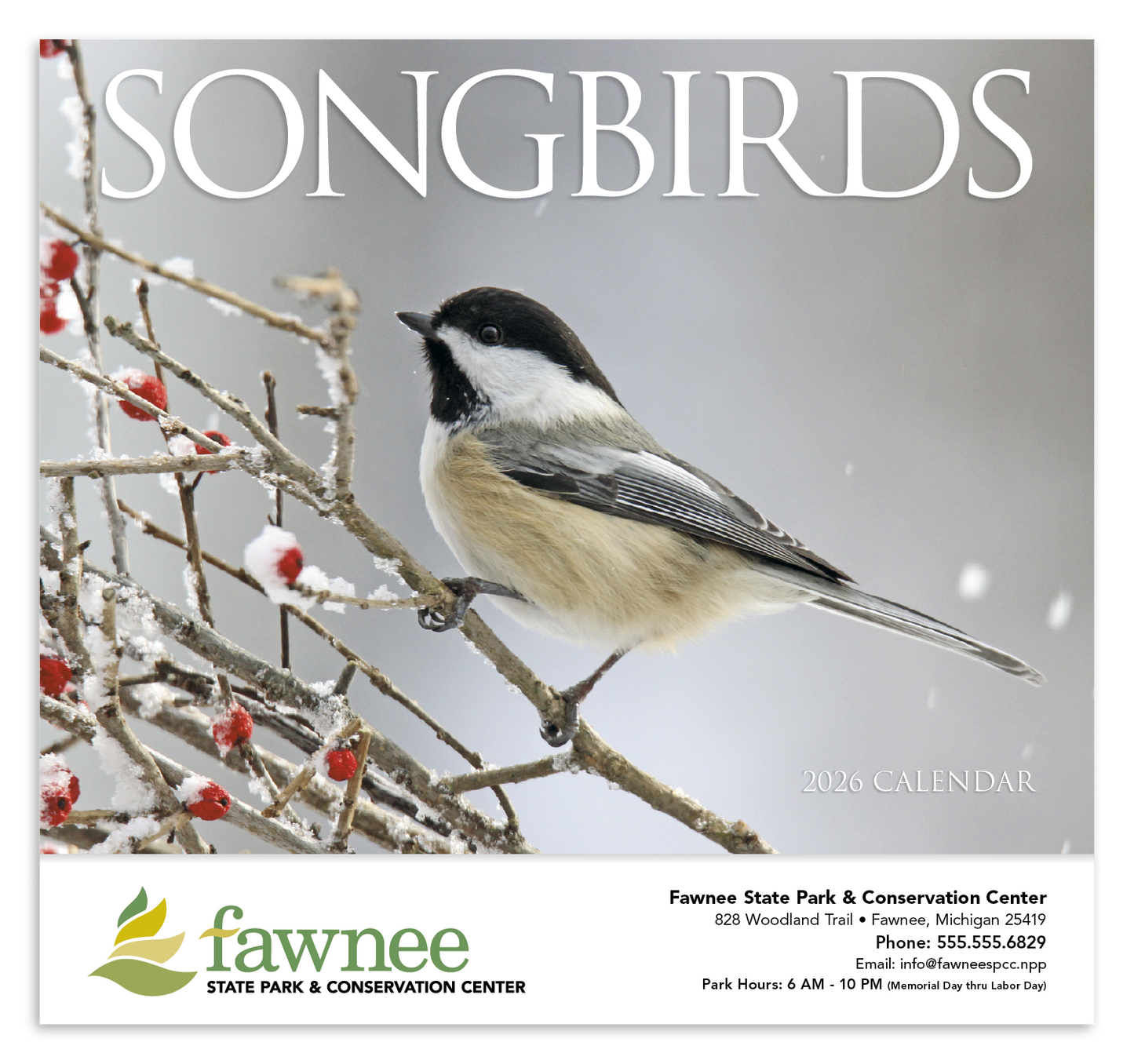 HotLine Products Songbirds Appointment Calendar Stapled-875