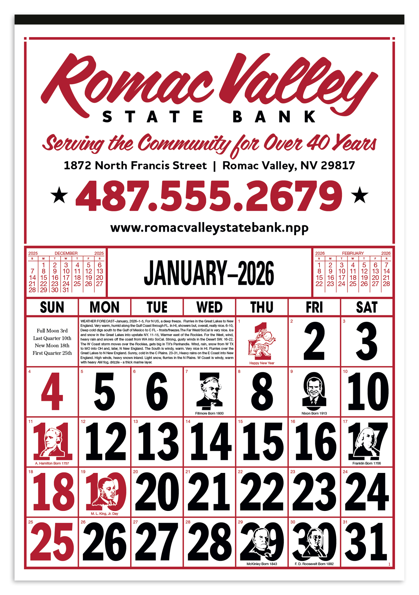 Skinner Kennedy Commercial 12Sheet Calendar-20-E
