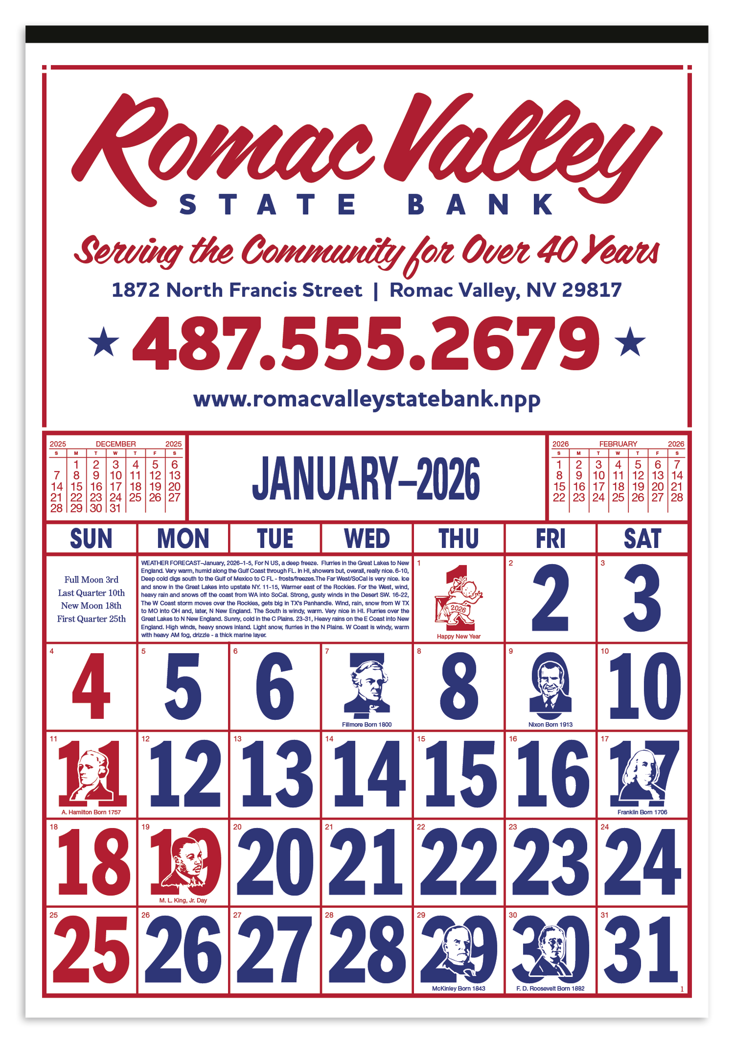 Skinner Kennedy Commercial 12Sheet Calendar-20-E