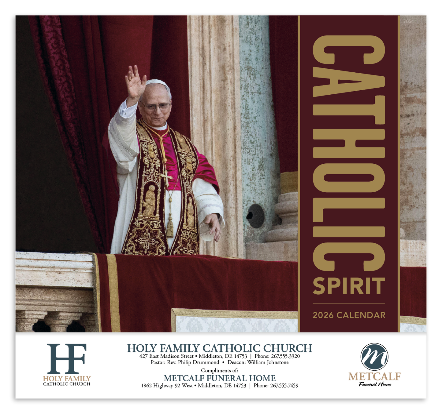 Good Value Catholic Spirit Stapled Calendar-7254