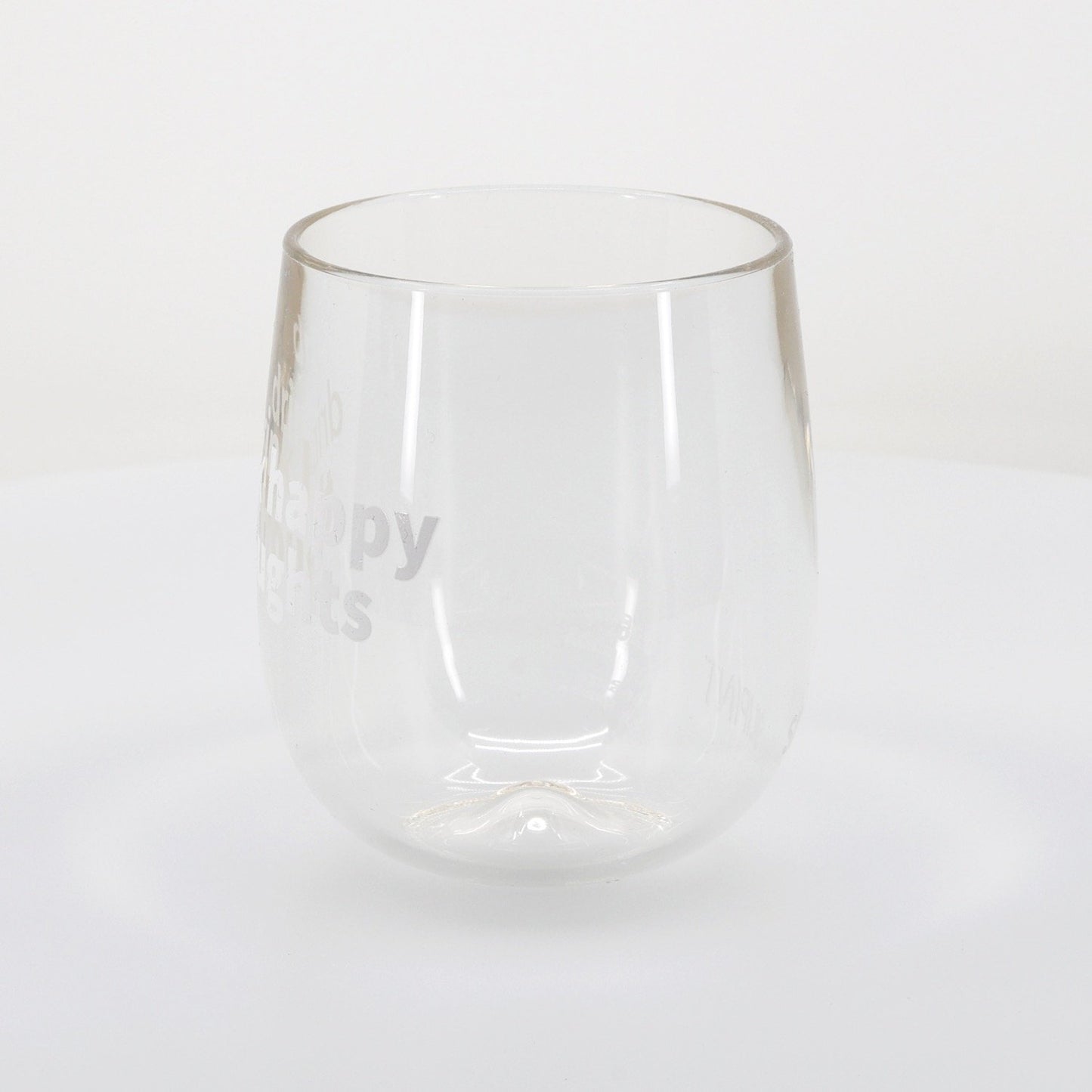 Silipint Clear Stemless Wine Glass 12 oz-46480