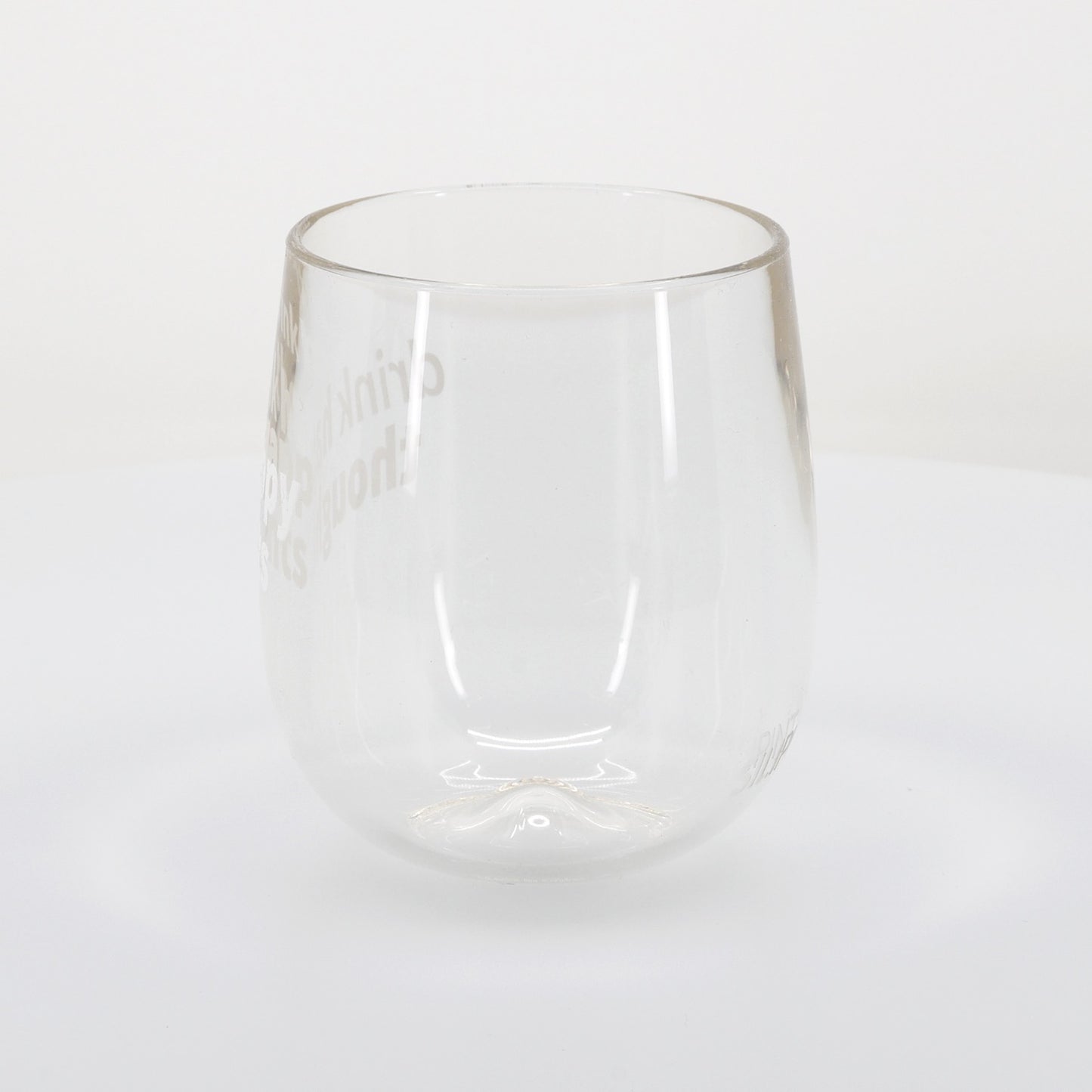 Silipint Clear Stemless Wine Glass 12 oz-46480