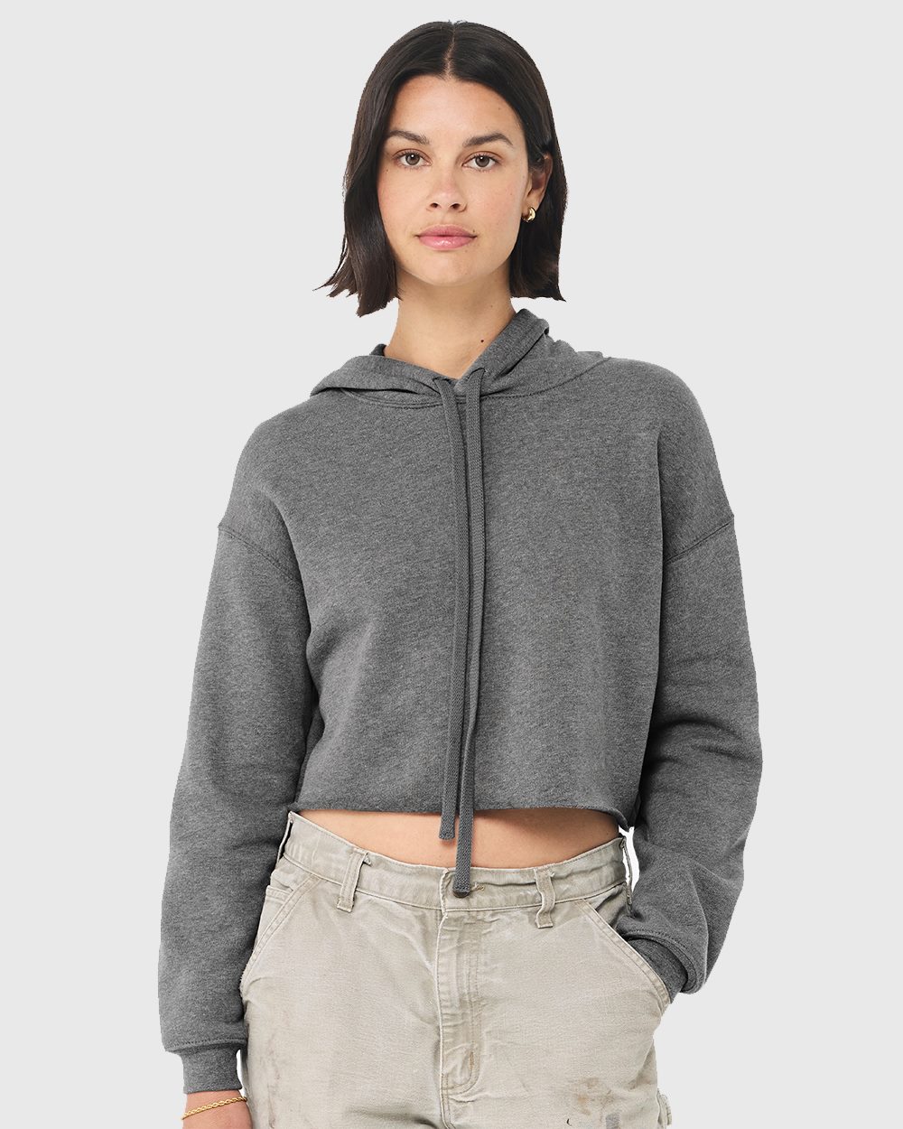 BELLA + CANVAS Women's Crop Fleece Hoodie - 7502