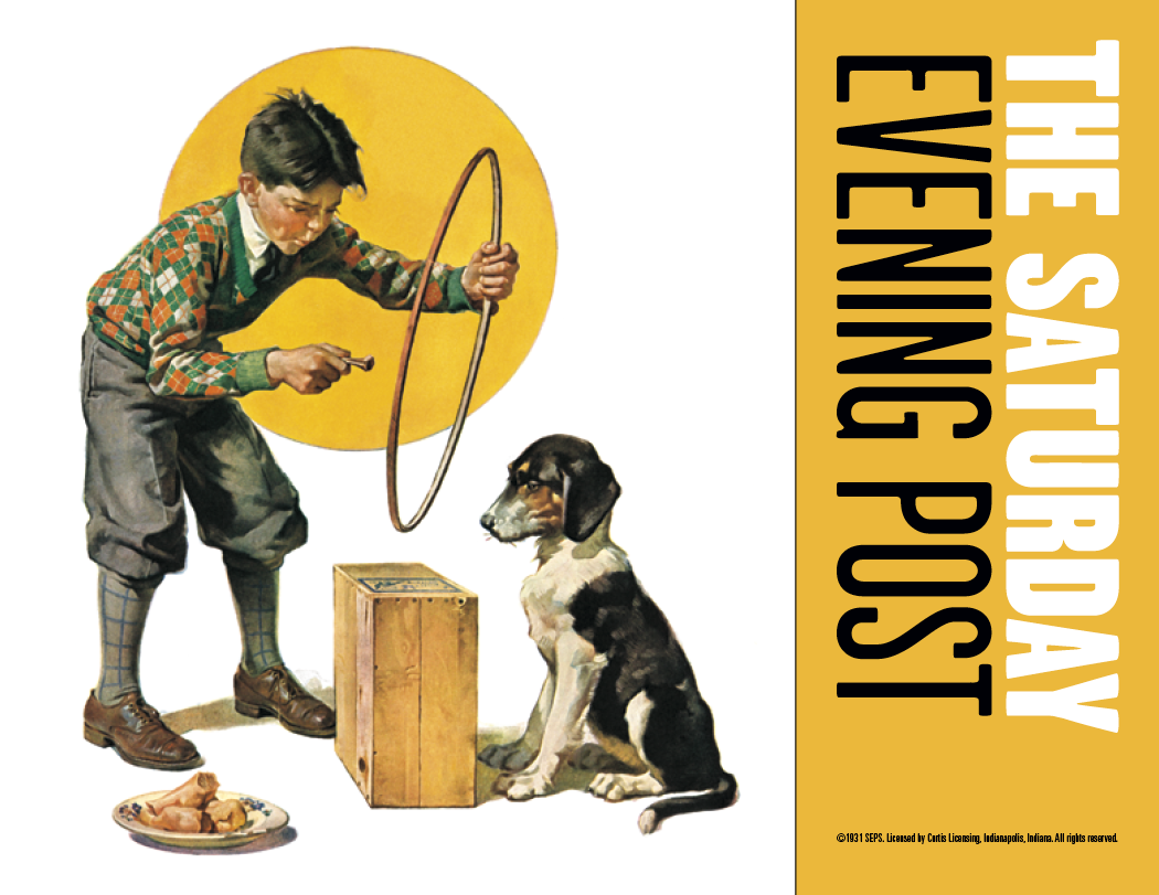 Good Value The Saturday Evening Post Spiral Calendar-7009