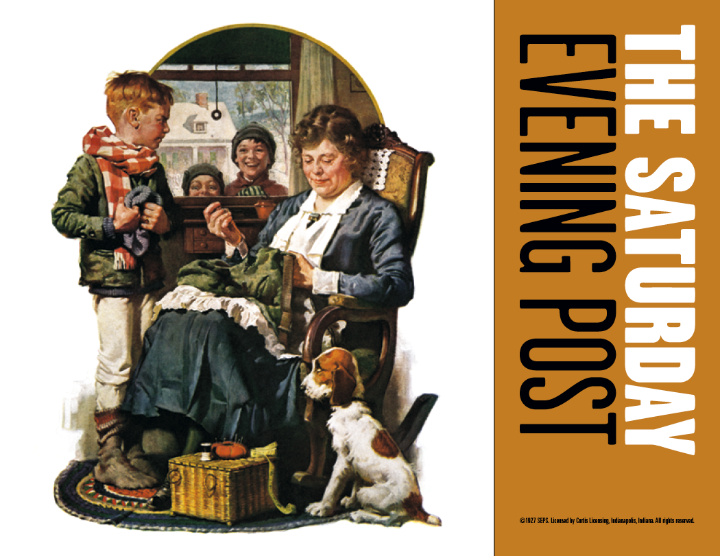 Good Value The Saturday Evening Post Spiral Calendar-7009