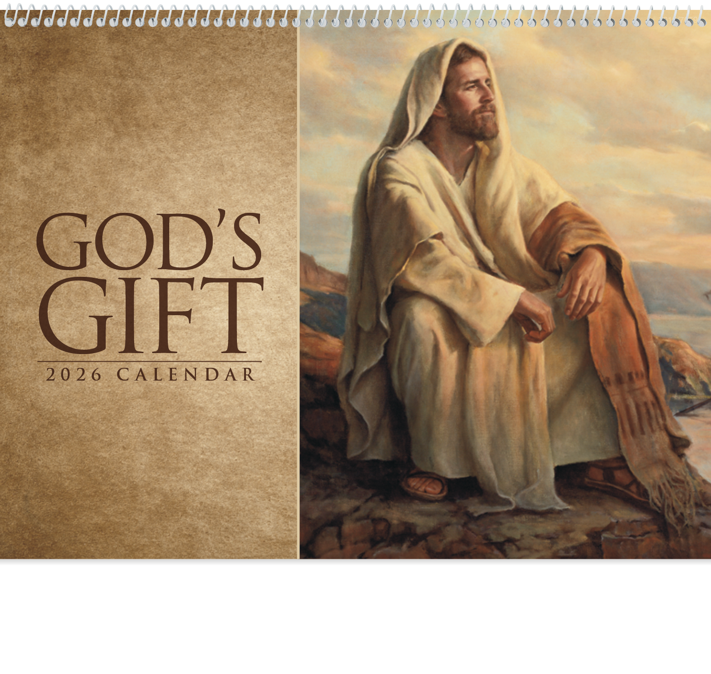 Good Value Gods Gift w Funeral PrePlanning Sheet Spiral Calendar-7019