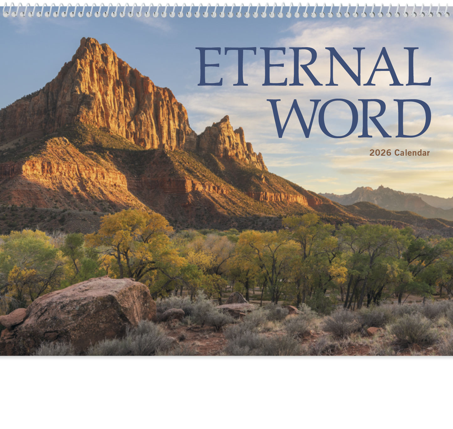 Good Value Eternal Word without Funeral Planner Spiral Calendar-7023