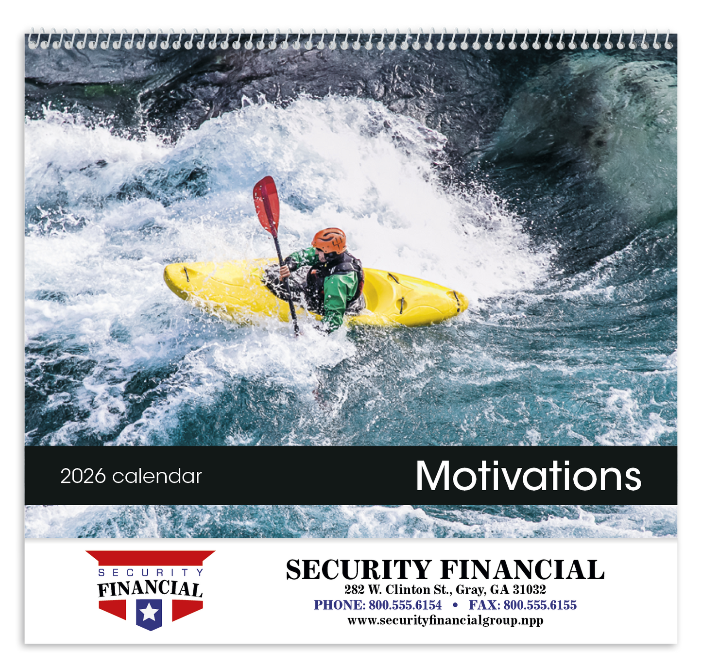 Good Value Motivations Spiral Calendar-7028