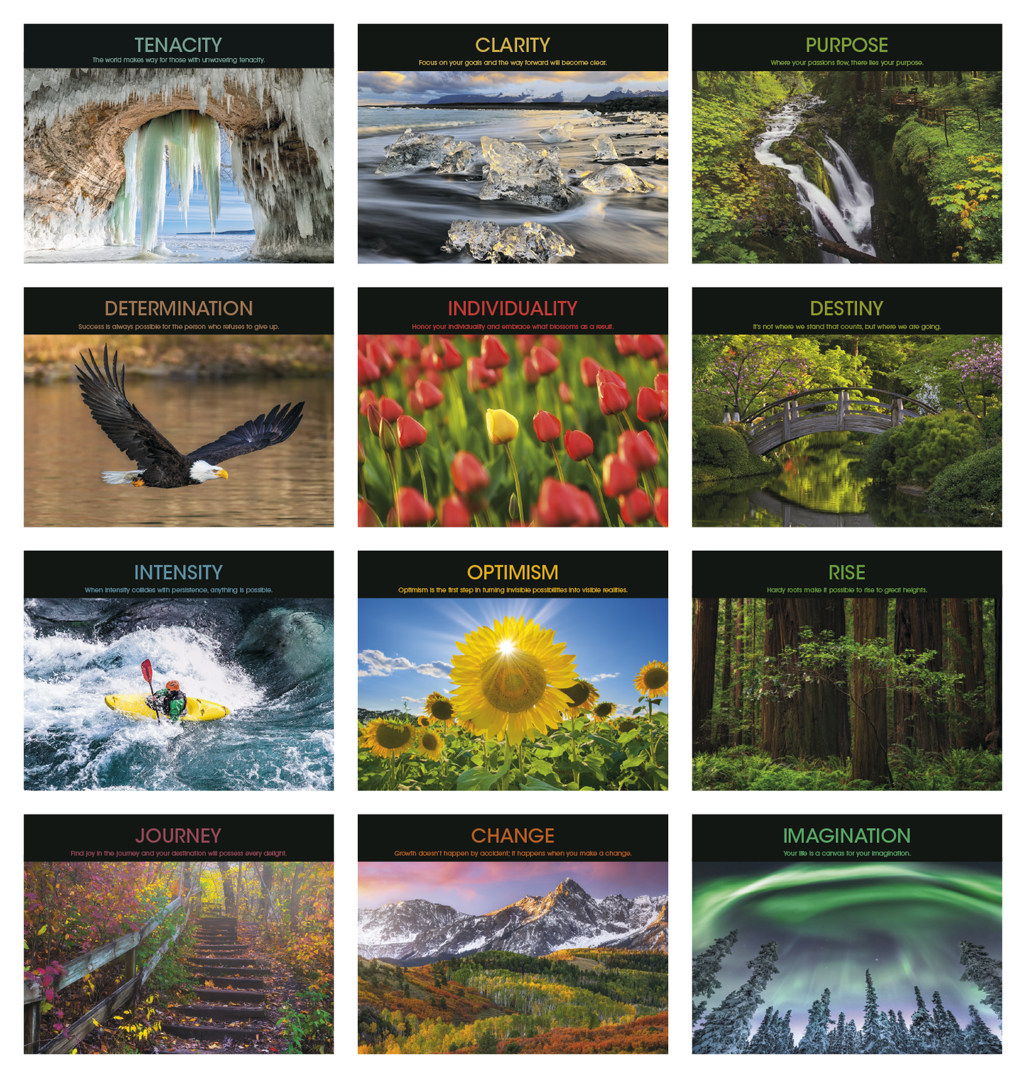 Good Value Motivations Spiral Calendar-7028