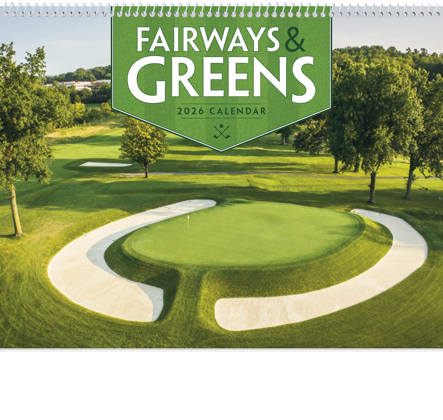 Good Value Fairways Greens Spiral Calendar-7029