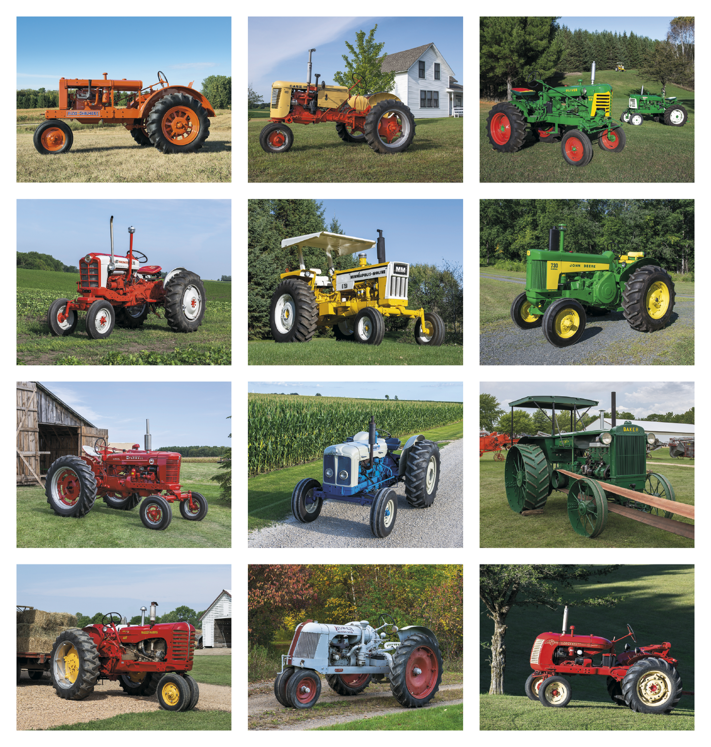 Good Value Classic Tractor Spiral Calendar-7030