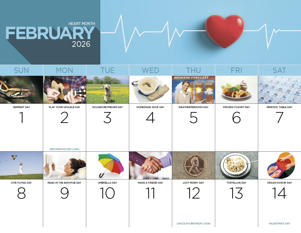 Good Value National Day Spiral Calendar-7032