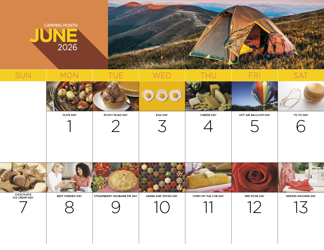 Good Value National Day Spiral Calendar-7032