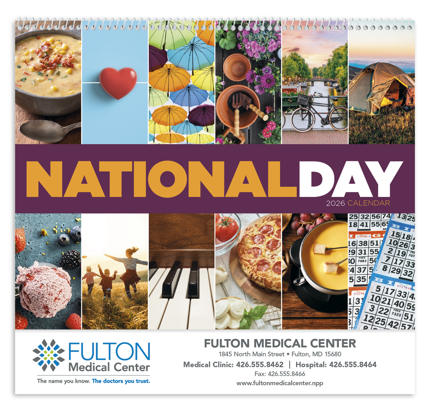 Good Value National Day Spiral Calendar-7032