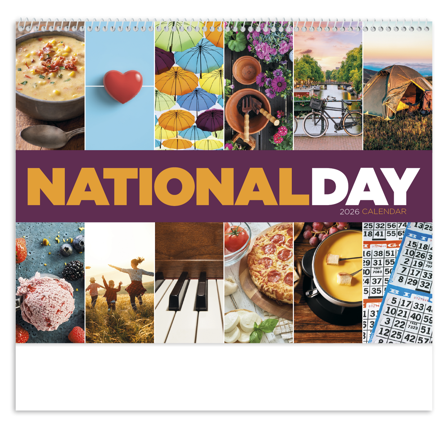 Good Value National Day Spiral Calendar-7032