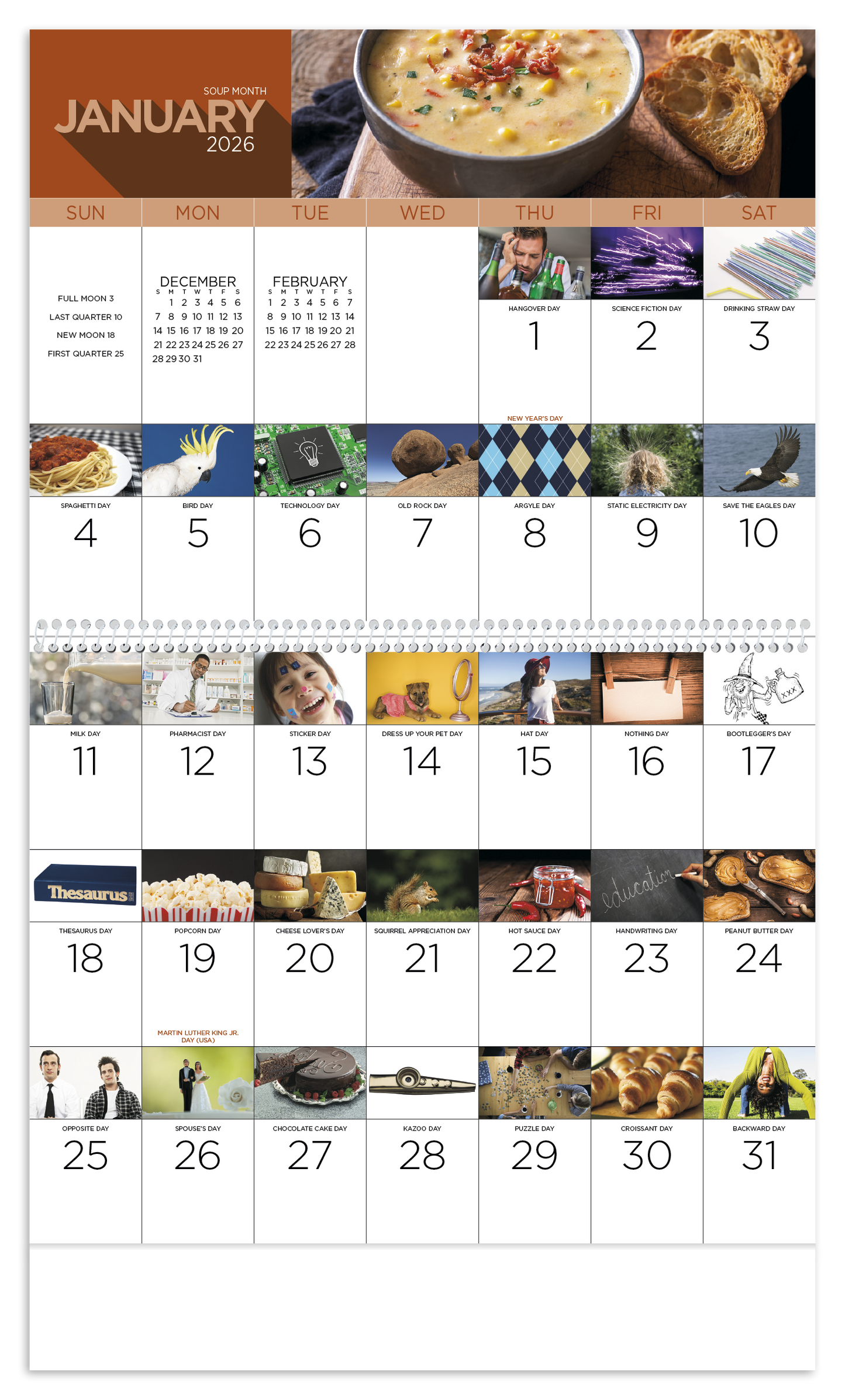 Good Value National Day Spiral Calendar-7032