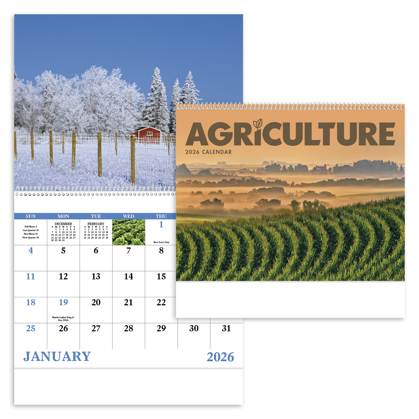 Good Value Agriculture Spiral Calendar-7047