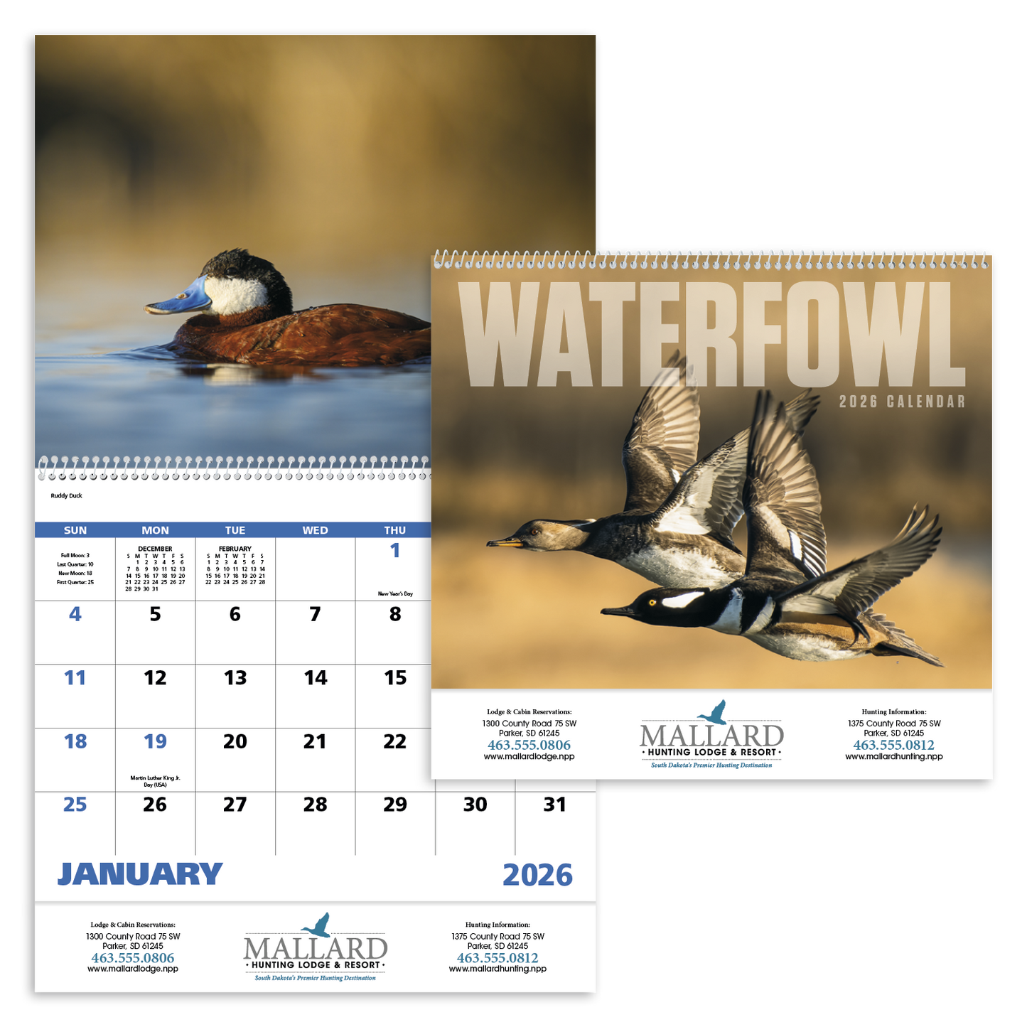 Good Value Waterfowl Spiral Calendar-7048