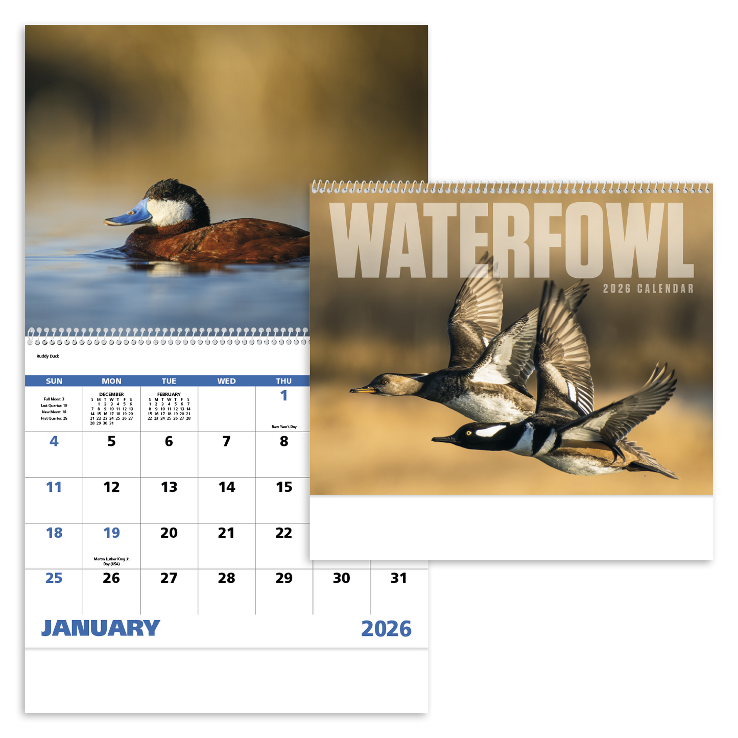 Good Value Waterfowl Spiral Calendar-7048