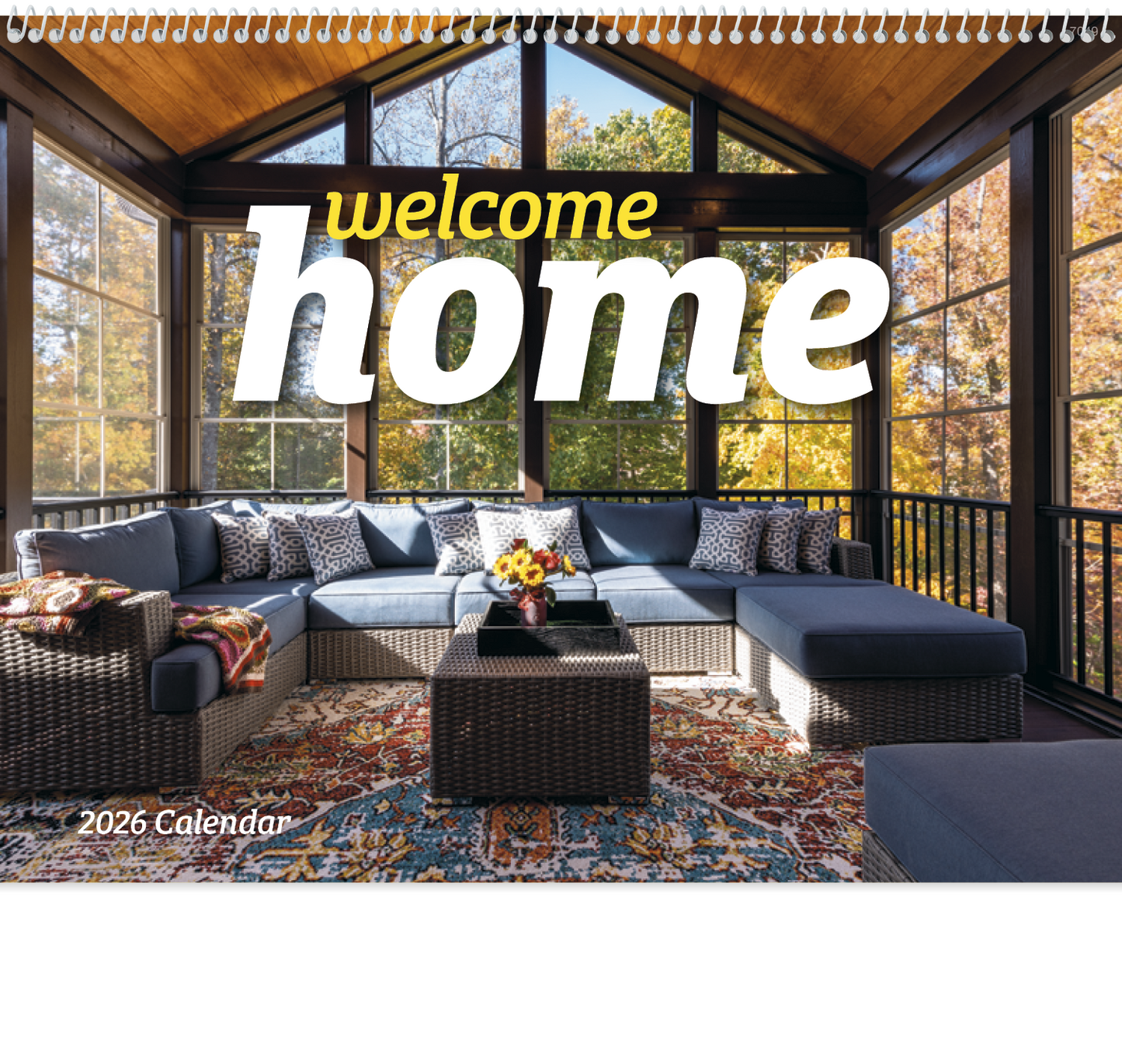 Good Value Welcome Home Spiral Calendar-7049