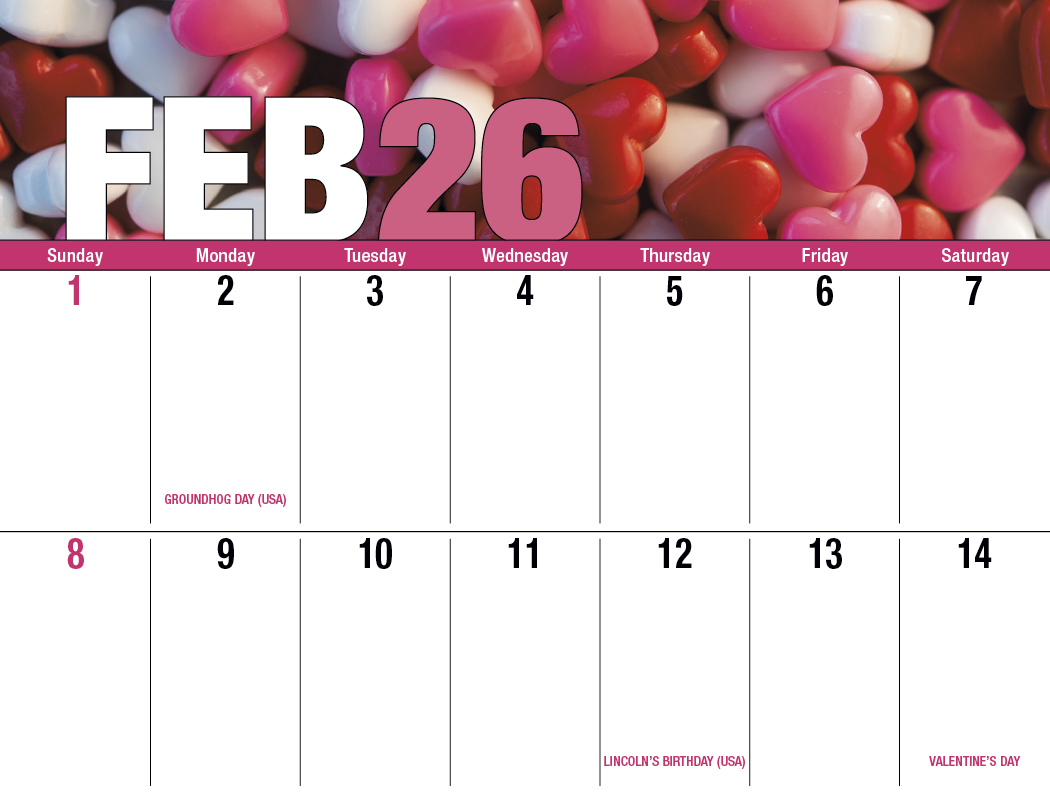 Good Value Seasonal Expressions Big Block Calendar-7050