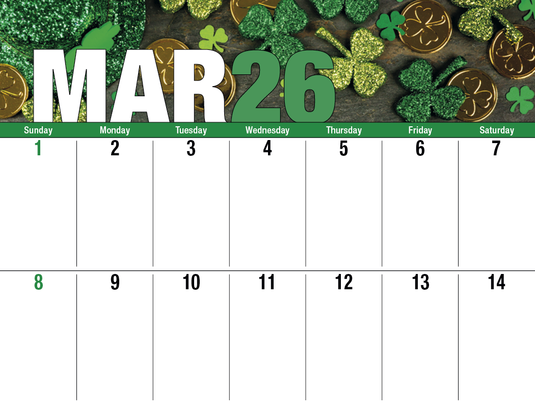 Good Value Seasonal Expressions Big Block Calendar-7050