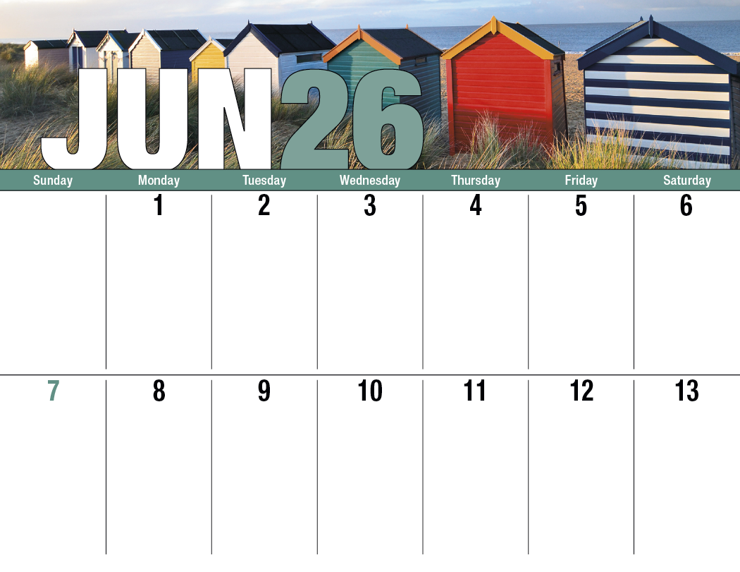 Good Value Seasonal Expressions Big Block Calendar-7050
