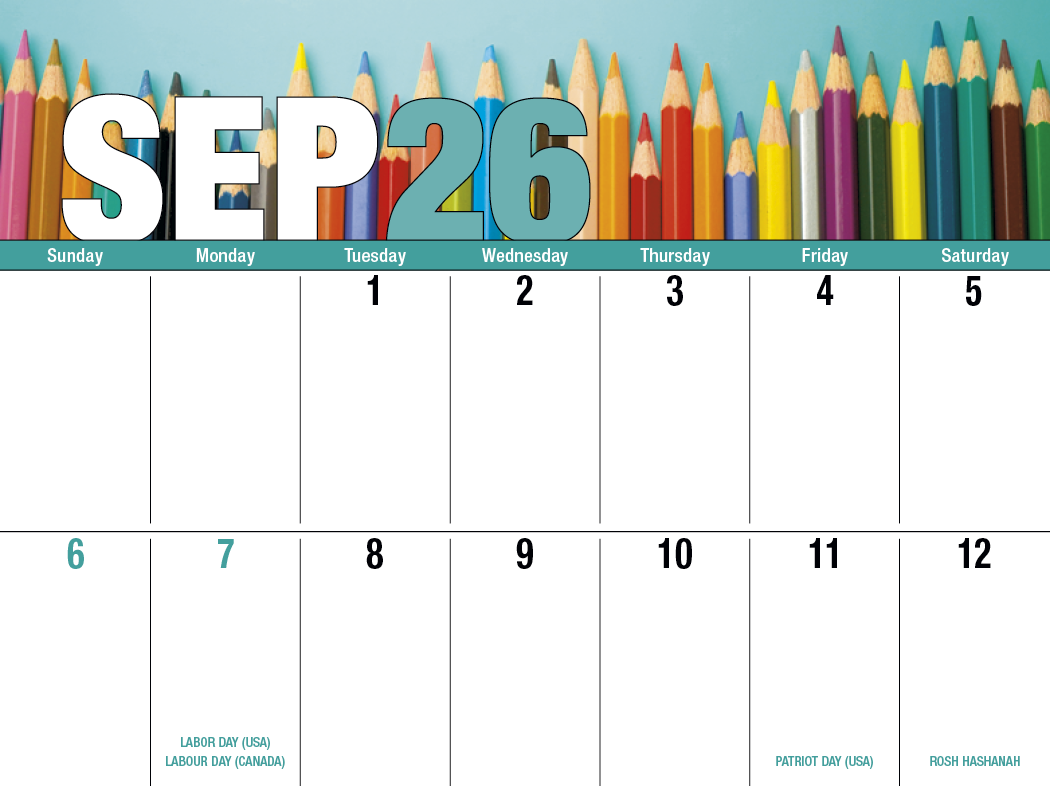 Good Value Seasonal Expressions Big Block Calendar-7050