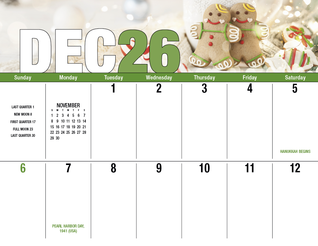 Good Value Seasonal Expressions Big Block Calendar-7050