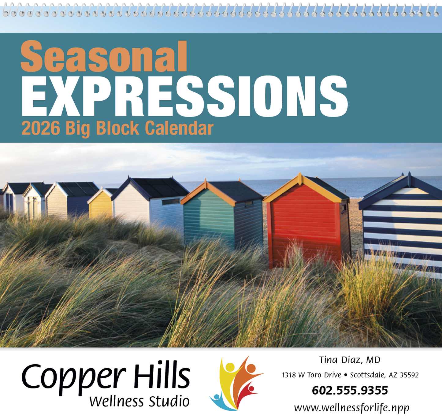 Good Value Seasonal Expressions Big Block Calendar-7050