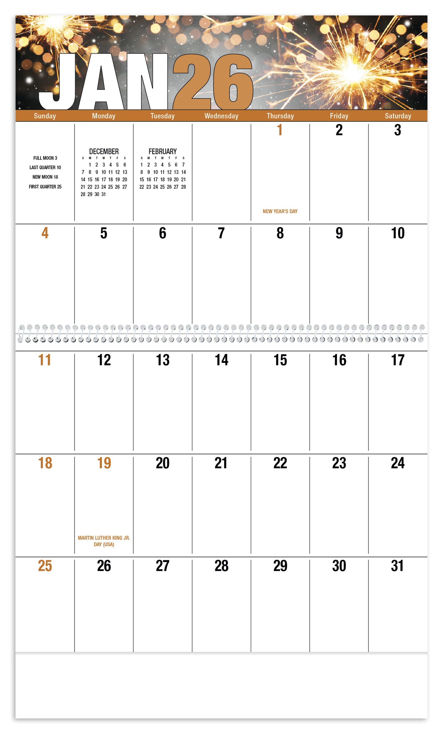Good Value Seasonal Expressions Big Block Calendar-7050