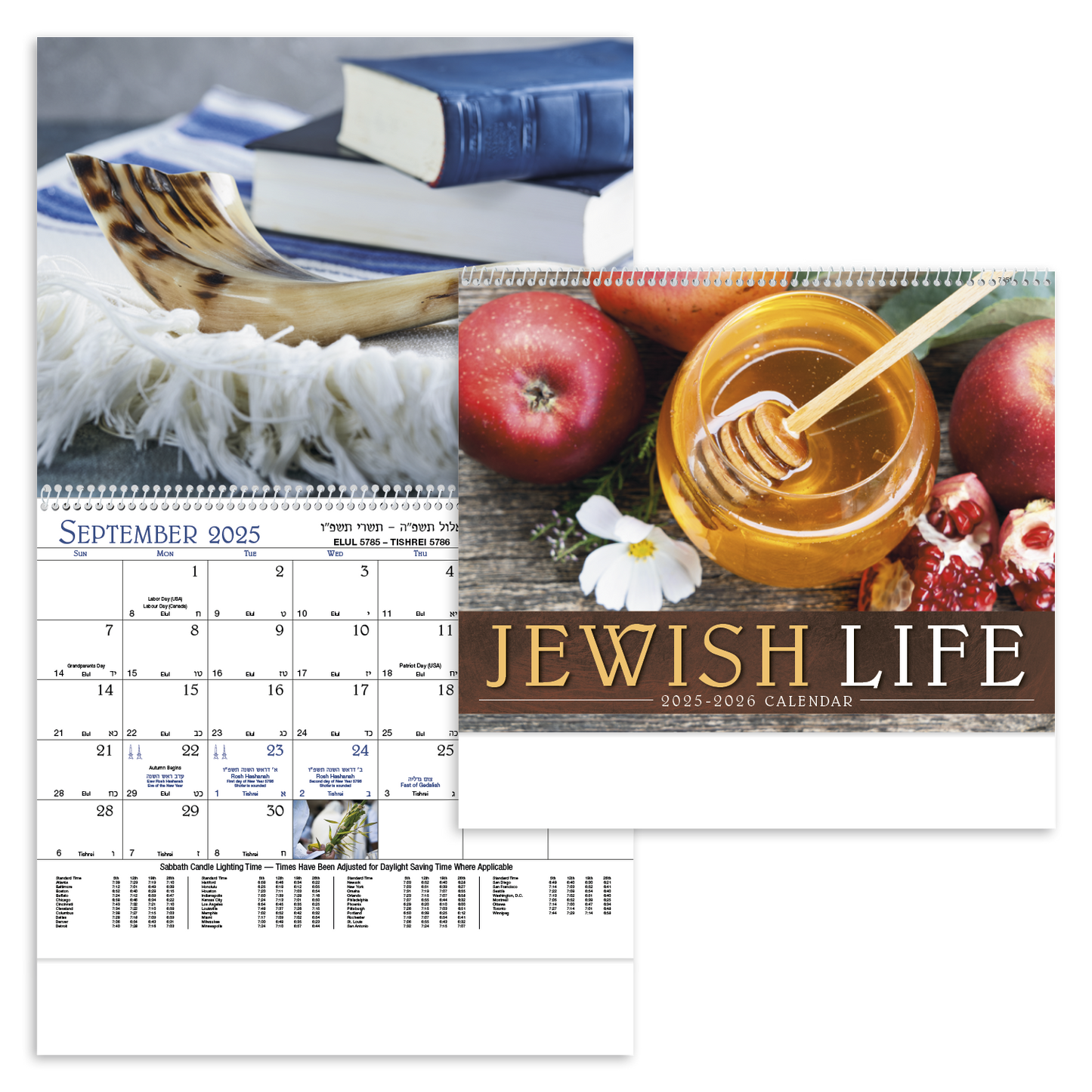 Good Value Jewish Life Spiral Calendar-7051