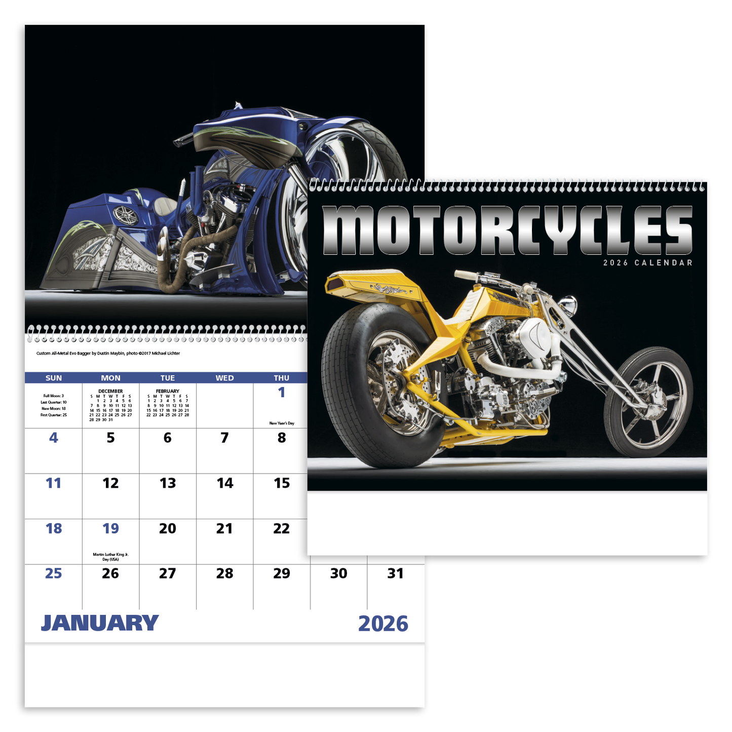 Good Value Motorcycles Spiral Calendar-7056