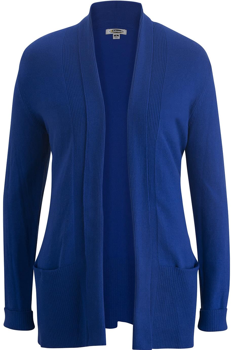 Tri Blend Ladies Shawl Collar Cardigan