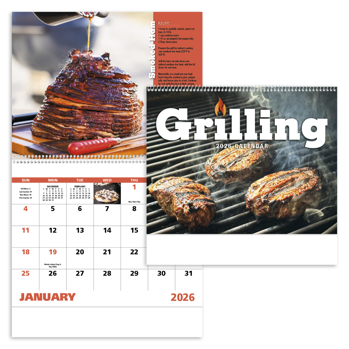 Good Value Grilling Spiral Calendar-7062