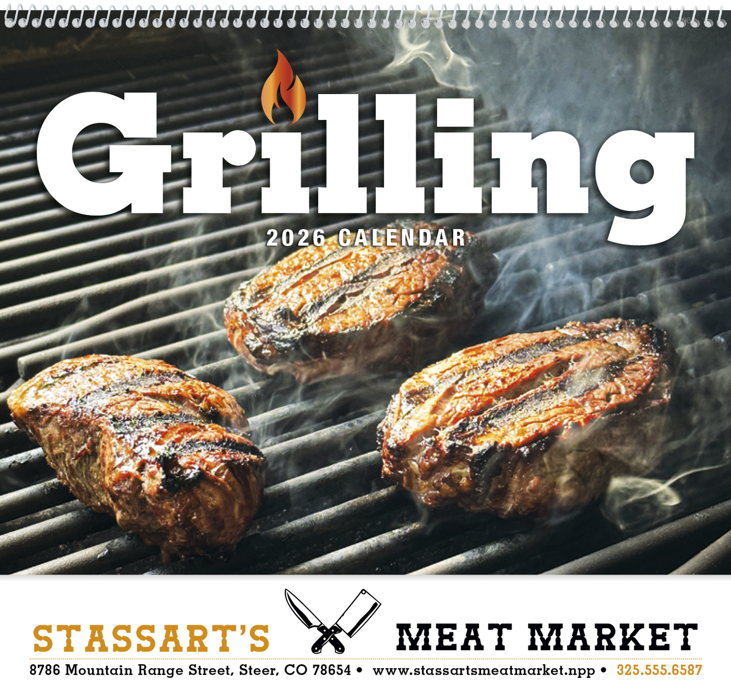 Good Value Grilling Spiral Calendar-7062