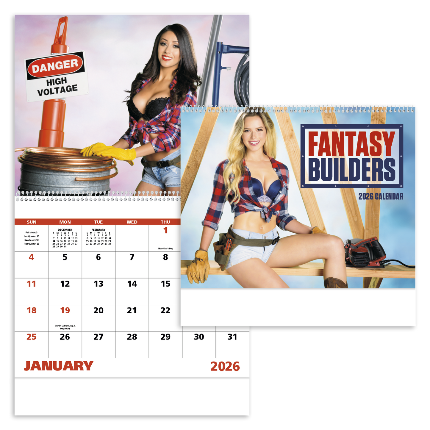 Good Value Fantasy Builders Spiral Calendar-7067