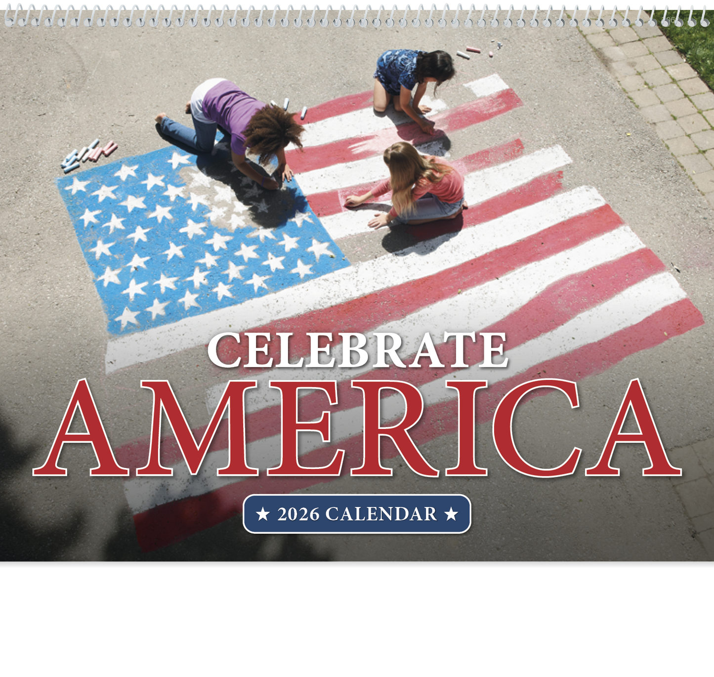 Good Value Celebrate America Spiral Calendar-7069