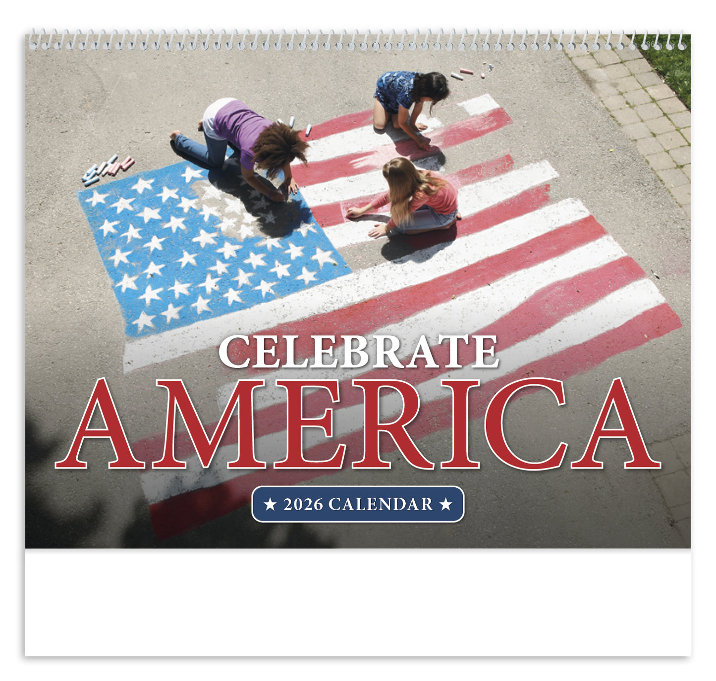 Good Value Celebrate America Spiral Calendar-7069
