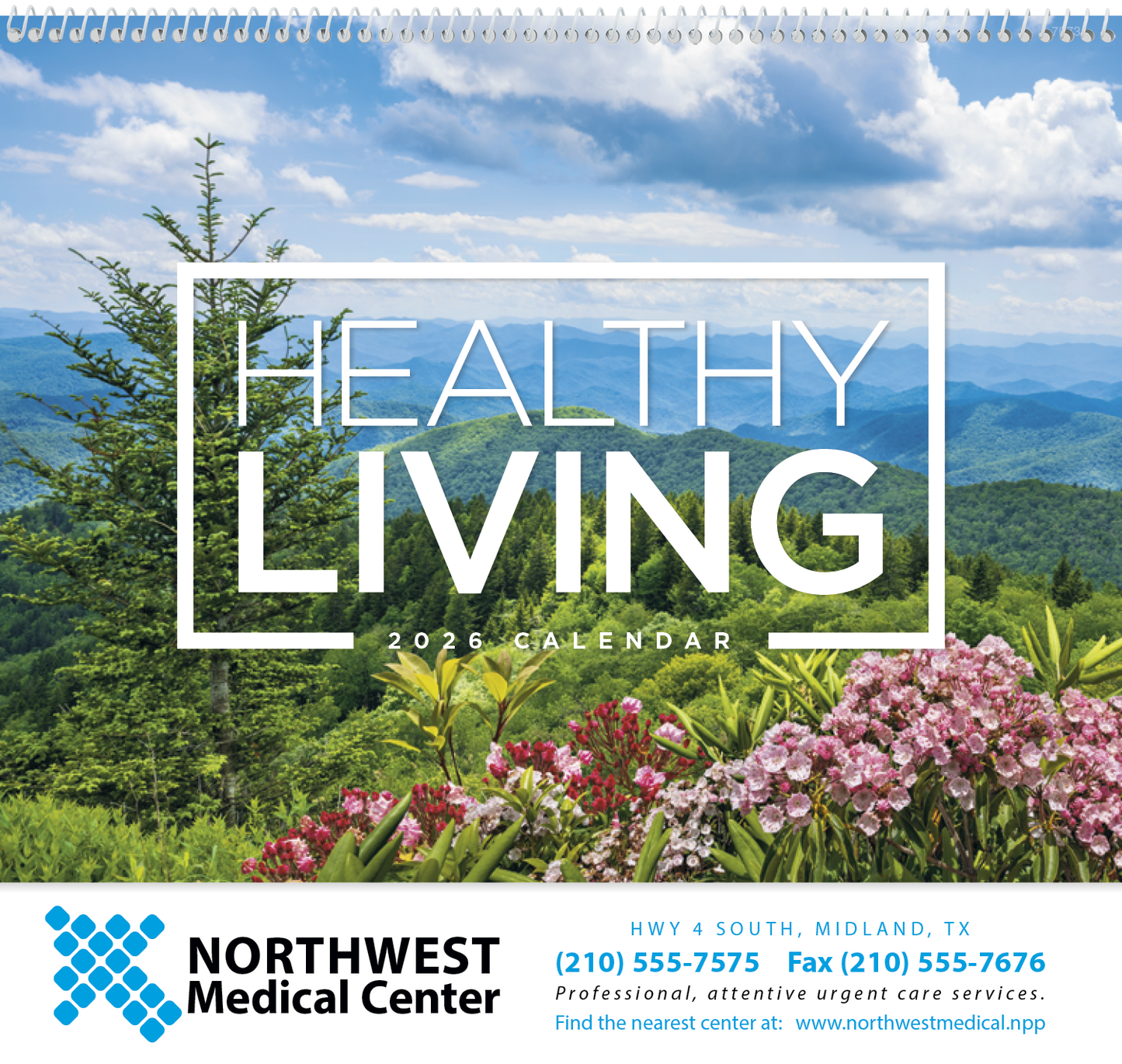 Good Value Healthy Living Spiral Calendar-7073
