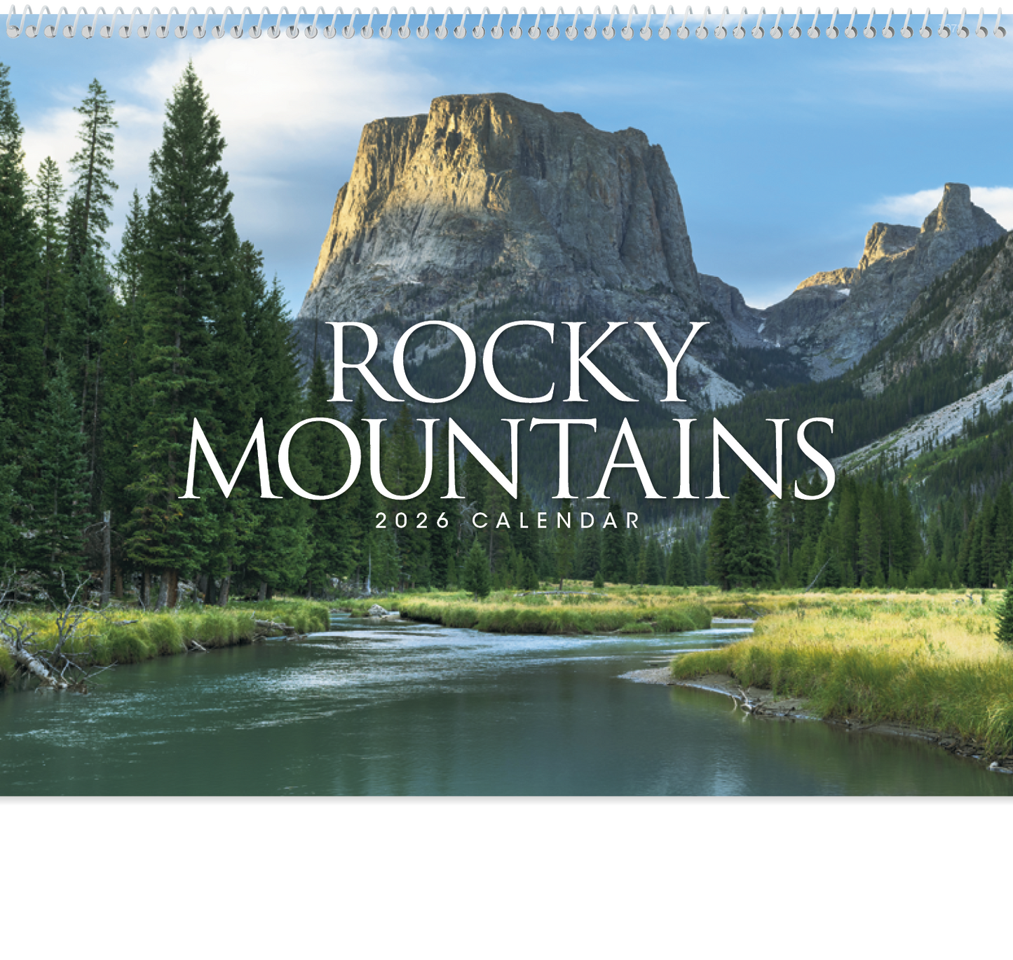 Good Value Rocky Mountains Spiral Calendar-7078