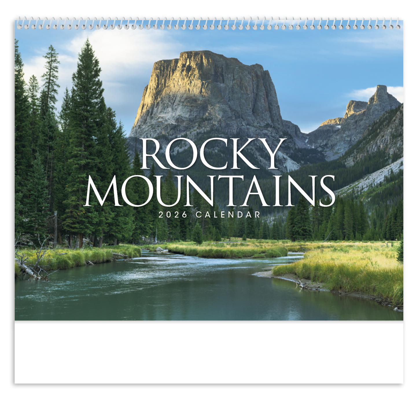 Good Value Rocky Mountains Spiral Calendar-7078
