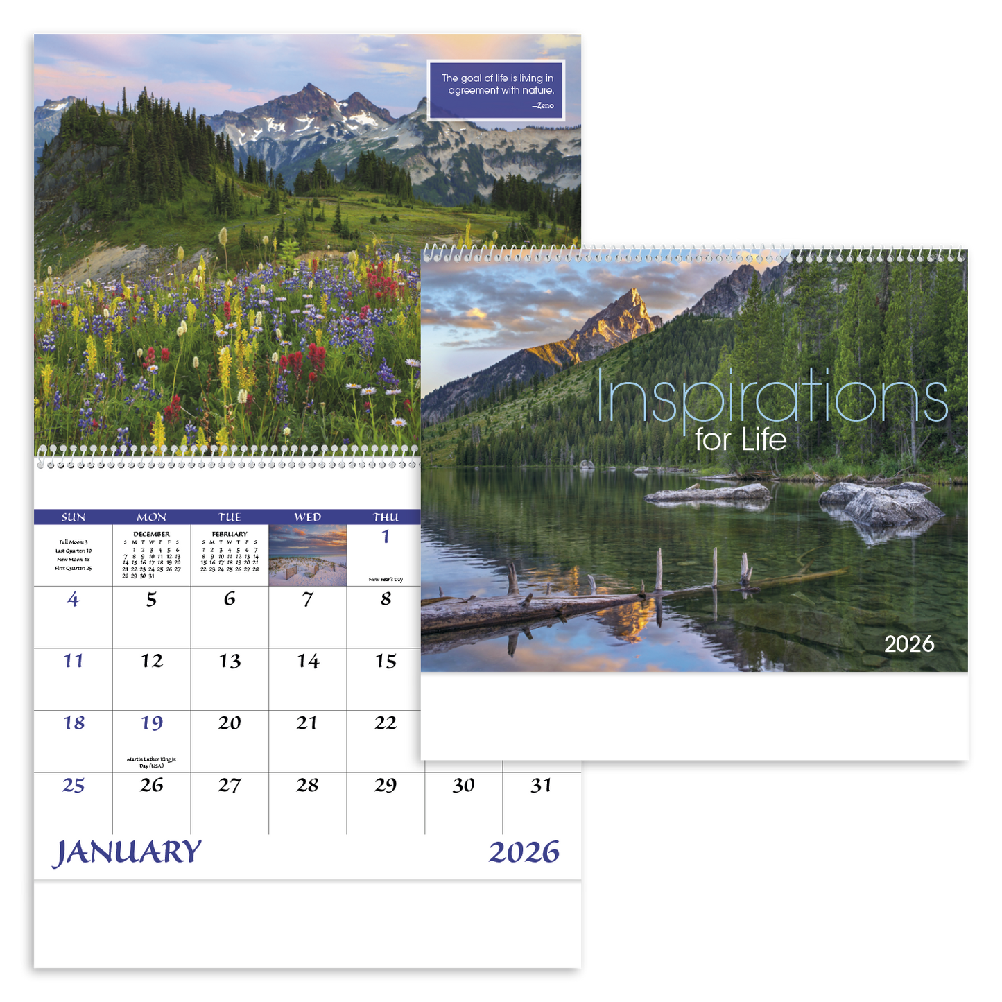 Good Value Inspirations for Life Spiral Calendar-7079