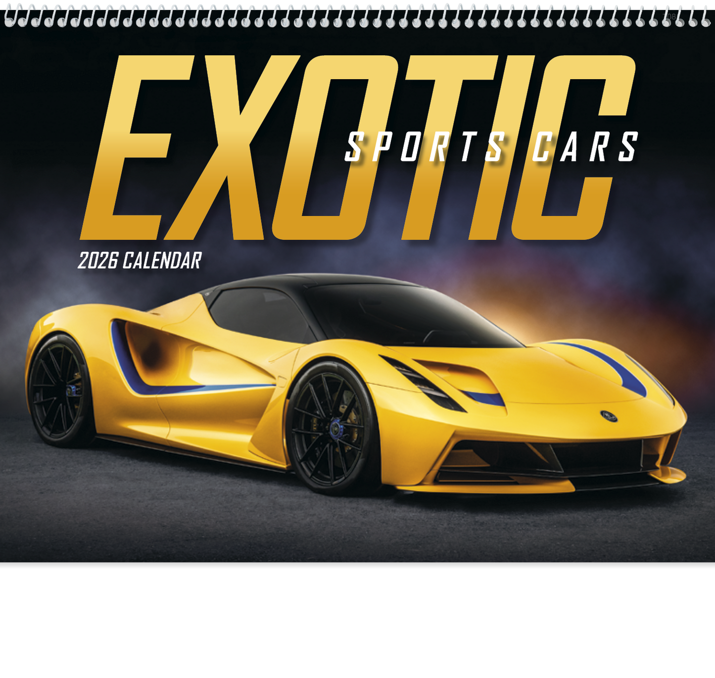 Good Value Exotic Sports Cars Spiral Calendar-7081