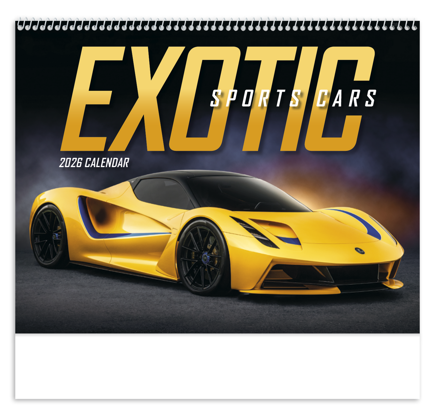 Good Value Exotic Sports Cars Spiral Calendar-7081