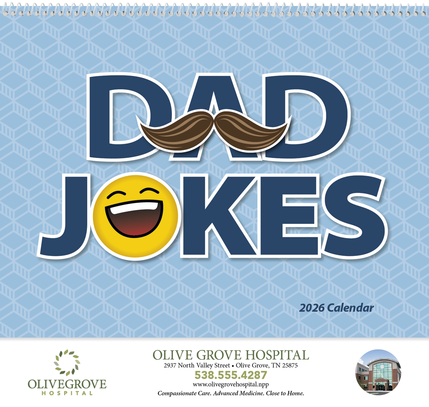 Good Value Dad Jokes Spiral Calendar-7082