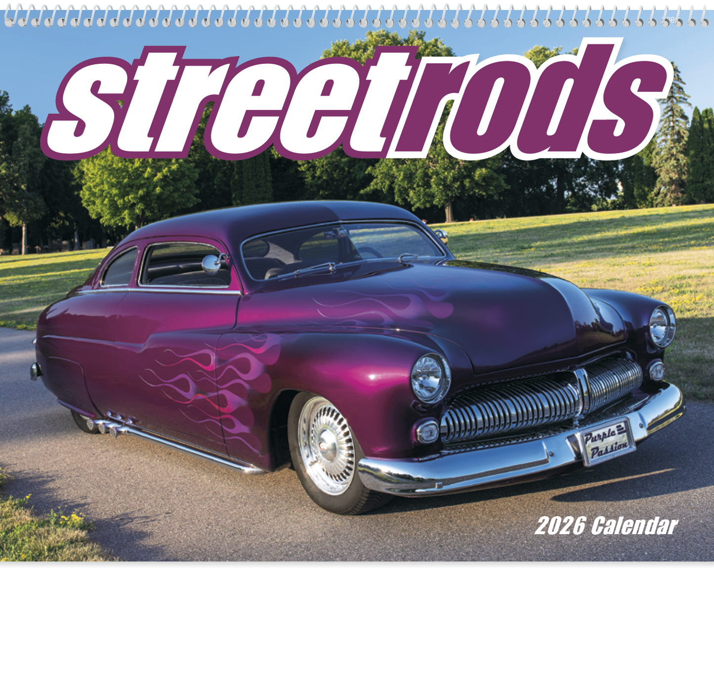 Good Value Street Rods Spiral Calendar-7083