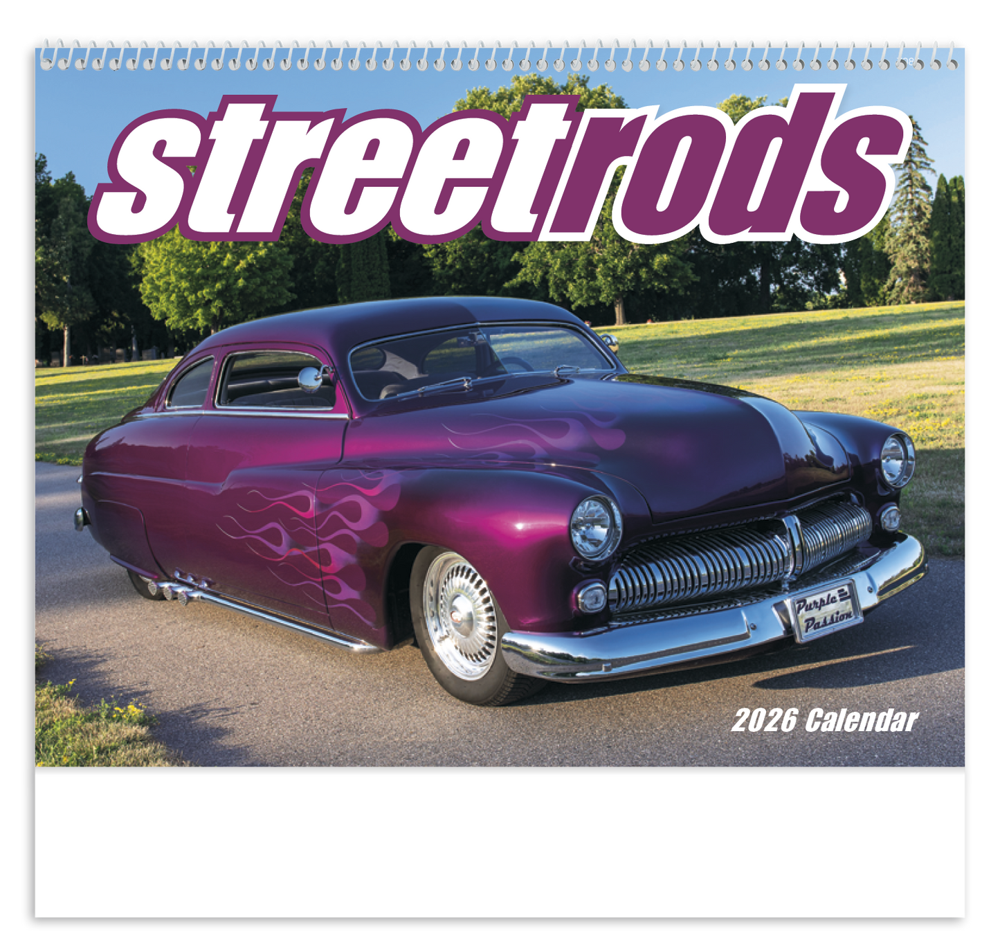 Good Value Street Rods Spiral Calendar-7083