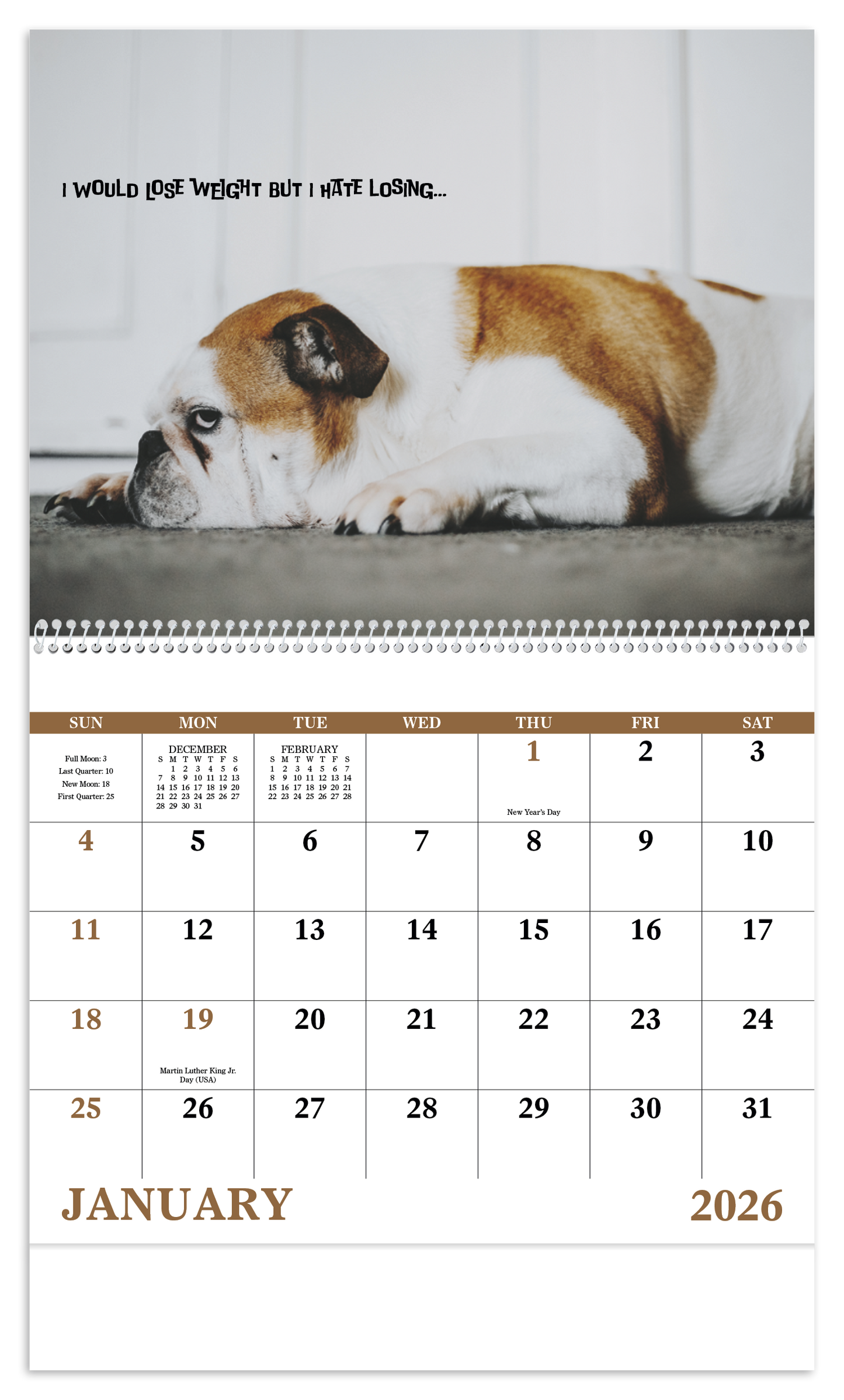 Good Value Pets with Attitude Spiral Calendar-7086