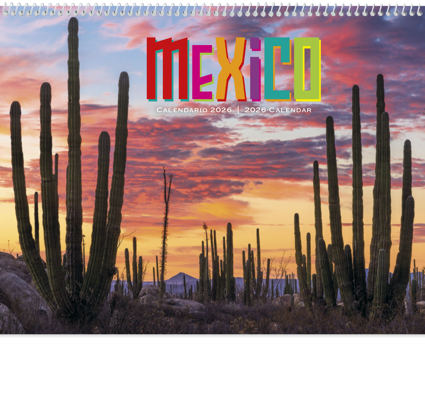 Good Value Mexico Spiral Calendar-7087